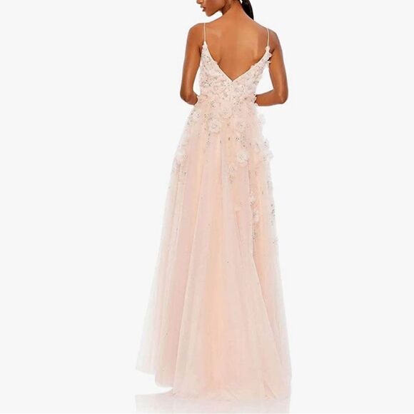 Mac Duggal 11292 Floral Prom Dress - AUTHENTIC - Picture 2 of 5